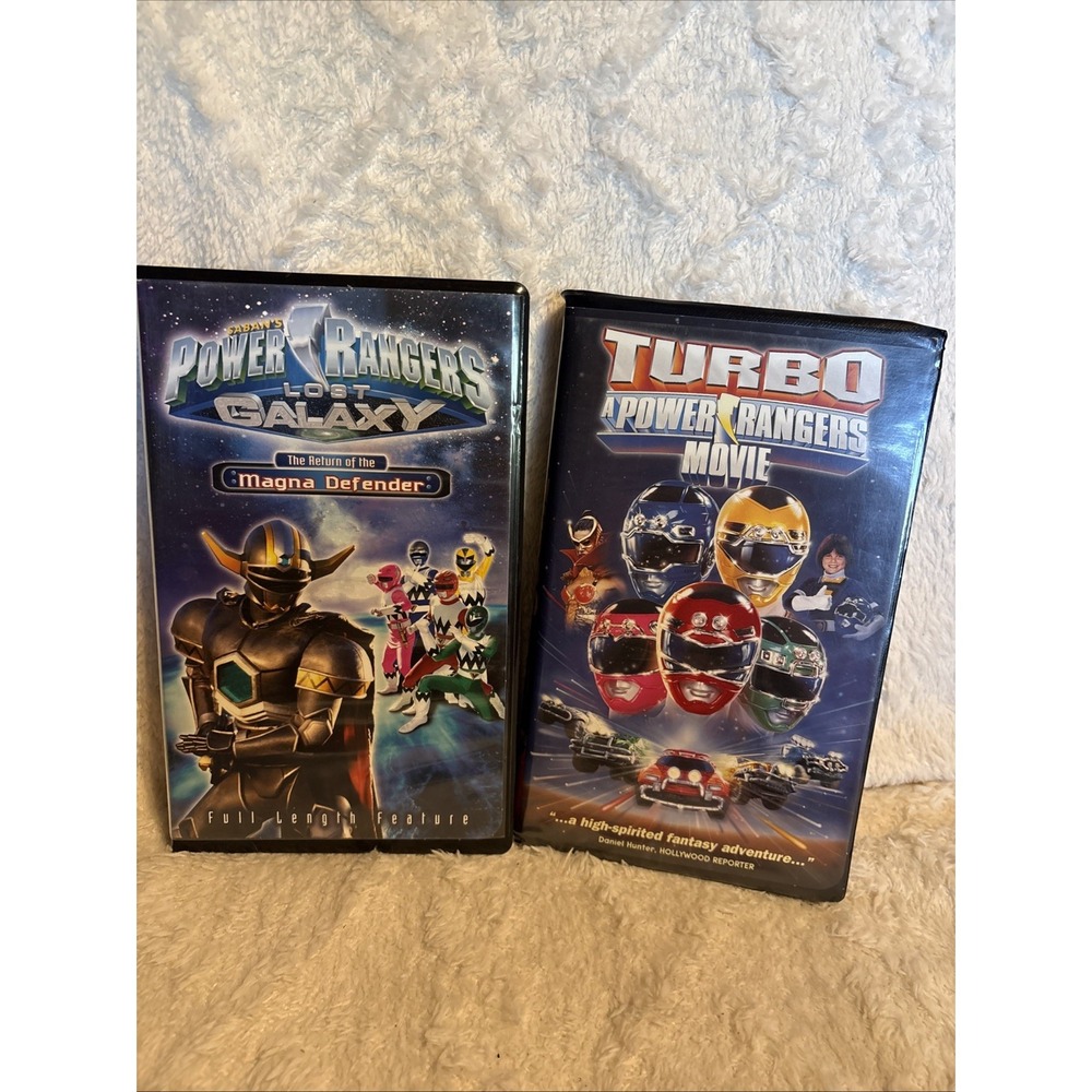 Power Rangers 2VHS: Lost Galaxy - The Return of the Magna Defender & Turbo Movie